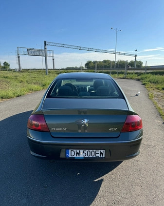 Peugeot 407 cena 14900 przebieg: 177380, rok produkcji 2007 z Wrocław małe 254